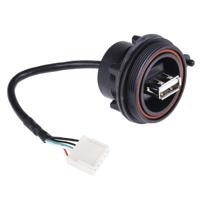 px0843a Bulgin USB 2.0, Female 5 Pin Socket to Female USB A, 150mm