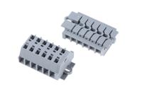 261-106 WAGO  261 Series Grey, 2.5mm², Single-Level, Cage Clamp Termination