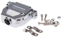 mhccov-25sc-mp MH Connectors MHCCOV-MP Series ABS D Sub Backshell, 25 Way, Strain Relief