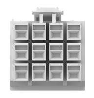 176278-1 TE Connectivity, AMP Universal Power Male Connector Housing, 3.96mm Pitch, 12 Way, 3 Row