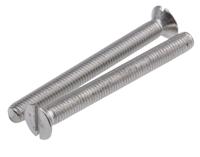 914-1680 RS PRO Slot M5 Countersunk A2 304 Stainless Steel Machine Screws DIN 963 x 50.0mm