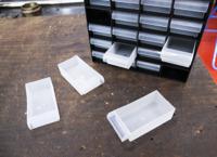 877-6812 RS PRO 40 Drawer Unit, Plastic, 420mm x 270mm x 130mm, Black