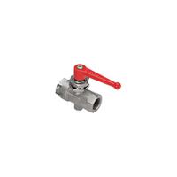0449-07-13 Legris Nickel Plated Brass Ball Valve, Ball Valve, Threaded, BSPP 1/4in
