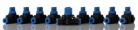 916-0962 RS PRO Rotary Knob Pneumatic Relay Pneumatic Manual Control Valve HVFF Series, 8mm, III B