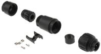 c016-20h003-110-12 Amphenol Industrial Circular Connector, 3 Contacts, Cable, Standard Connector, Plug, Male, IP67, Ecomate M Series
