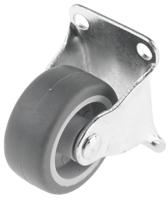 55131100 Guitel Hervieu Fixed Castor Wheel, 15kg Capacity, 42mm Wheel