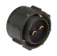 62gb-56tg14-02sn044 Amphenol Limited, 62GB 2 Way Cable Mount MIL Spec Circular Connector PlugOlive, Socket Contacts,Shell Size 14, Bayonet