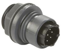 pxp601208pcr Bulgin Circular Connector, 8 Contacts, Front, Standard Connector, Plug, Male, IP66, IP68, IP69K, Buccaneer 6000 Series