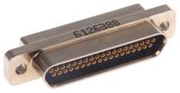 mwdm2l-37ss Glenair MWDM 37 Way Panel Mount D-sub Connector Socket