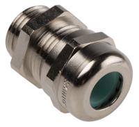 53112531 Lapp SKINTOP Series Nickel Plated Brass Cable Gland, M16 Thread, 4.5mm min., 9mm max., IP68
