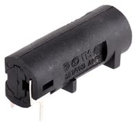 fx0461 Bulgin 10A PCB Mount Fuse Holder for 5 x 20mm Fuse, 1P, 250V ac