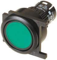 61-1100061-9642561-993310 EAO Green Momentary Push Button Head, IP65