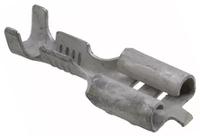5-160432-4 TE Connectivity FASTON .250 Uninsulated Female Spade Connector, Receptacle, 6.35 x 0.81mm Tab Size, 0.5mm² to 1.5mm²
