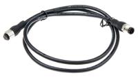 2tla020056r2000-m12-c112 ABB Jokab Female 5 way Threaded to Male 5 way M12 5 Sensor Actuator Cable, 1 m