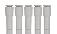 kq2r06-08a SMC KQ2 Series Straight Tube-to-Tube Adaptor, Push In 6 mm to Push In 8 mm, Tube-to-Tube Connection Style