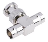 546-4106 RS PRO Tee 75Ω RF Adapter BNC Plug to BNC Socket