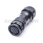 dd-18bmfa-ql8mp0 Amphenol Industrial Circular Connector, 18 Contacts, Cable, Standard Connector, Socket, Female, IP68, X-LOK Series