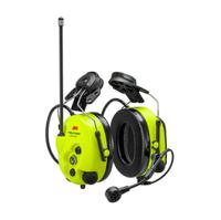 7100229277 3M PELTOR LiteCom Plus Wireless Ear Shells with Helmet Attachment, 31dB, Yellow