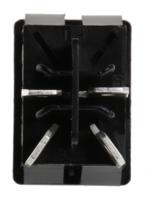 621-1591909vxrs Carlingswitch DPST, On-Off Rocker Switch Panel Mount