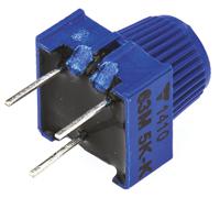 m63m502kb30t607 5kΩ, Through Hole Trimmer Potentiometer 0.5W Top Adjust Vishay, 63M