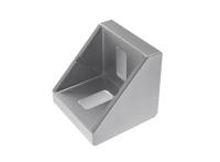276-8157 RS PRO M8 Angle Bracket, Connecting Component, Strut Profile 42 mm, Groove Size 10mm