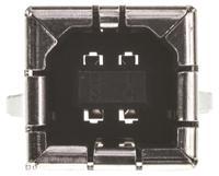 5787834-1 TE Connectivity Straight, Through Hole, Socket- Single Port Type B 2.0 USB Connector