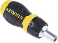 0-66-358 Stanley 1/4 in Hexagon Phillips, Pozidriv, Slotted Ratchet Screwdriver