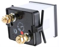 d481mcs75mv4-001-03a HOBUT D48MC Analogue Panel Ammeter 0/3A For Shunt 75mV DC, 48mm x 48mm Moving Coil