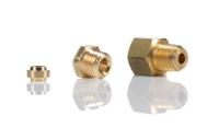 221250318 Norgren ENOTS Series Straight Threaded Adaptor, R 1/8 Male to 3/16 in, Threaded-to-Tube Connection Style