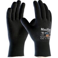 42847-06b ATG MaxiFlex Endurance Black Nylon, Spandex Work Gloves, Size 6, Nitrile Coating