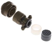 85106ec1419p50 Souriau Sunbank by Eaton, 851, Copper Alloy 19 Way Cable Mount MIL Spec Circular Connector Plug, Pin Contacts,Shell