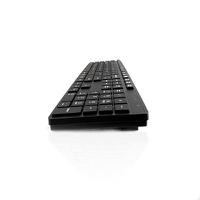 kybac301-ublk-it Ceratech 301BLACK Wired USB Slimline Keyboard, QWERTY, Black