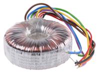 671-9094 RS PRO 115 V ac, 230 V ac, 2 x 15V ac Toroidal Transformer, 50VA 2 Output