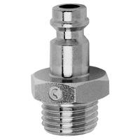 5180-14 Camozzi Male Pneumatic Quick Connect Coupling, G 1/4 Male Threaded