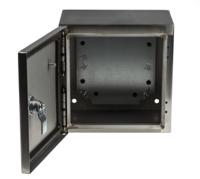 842-8399 RS PRO 304 Stainless Steel Wall Box, IP66, 200 mm x 200 mm x 150mm