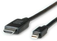 11045793-10 Roline Male Mini DisplayPort to Male HDMI, PVC  Cable, 4.5m