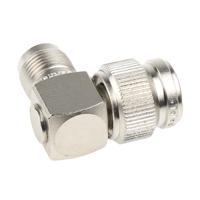 j01014a0001 Telegartner Right Angle 50Ω RF Adapter TNC Plug to TNC Socket 11GHz