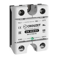 84137001n Crouzet GN Series Solid State Relay, 10 A Load, Panel Mount, 280 V ac Load, 265 V ac Control