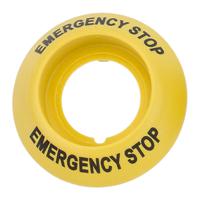 84-902b EAO Push Button Bezel for Use with Emergency Stop Pushbutton Series 84