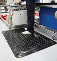 sn010004 Coba Europe Senso Dial SBR/NBR Rubber Anti-Fatigue Mat, 0.6m x 1m x 10mm