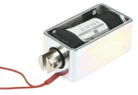 8m14-02-73-24-vcc-100 Mecalectro Linear Solenoid, 24 V dc, 2 → 8N, 57.7 x 32 x 25.4