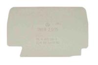 0731268550 Wieland TWFN Series Partition Plate for Use with 5, DIN rail terminal blocks WKFN 2