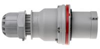 2136337 Scame IP44 Red Cable Mount 3P + N + E Industrial Power Plug, Rated At 63A, 415 V