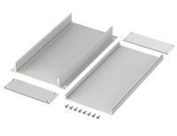 97216220hmt1-filotec-f-1036-220-wl-set Bopla Filotec (Set) Series Aluminum (Anodized) Aluminium Enclosure, IP40, Flanged, Aluminum (anodized) Lid, 220 x 105 x