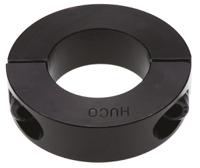 046201030 Huco Shaft Collar, Two Piece, Clamp Screw, Bore 30mm, OD 54mm, W 15mm, Steel