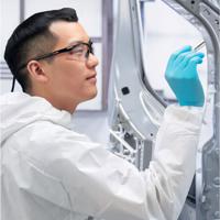 97910 Kimberly Clark White Disposable overalls, CE CAT III. EN 1073-2:2002; EN 1149-1:1995; EN 13034:2005 - Limited Splash