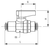 176-2144 RS PRO Handle Pneumatic Relay Micro Valve, Push In 4 mm, 2.5mm, III B