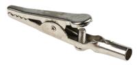 603006001 Hirschmann Test & Measurement Crocodile Clip 4 mm Connection, Nickel-Plated Steel Contact, 4A