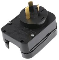 san3-bk-nr PowerConnections Europe to Australia Mains Connector Converter, Rated At 10A