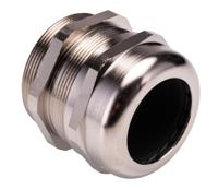53112670 Lapp SKINTOP Series Metallic Nickel Plated Brass Cable Gland, M50 Thread, 27mm min., 35mm max., IP68